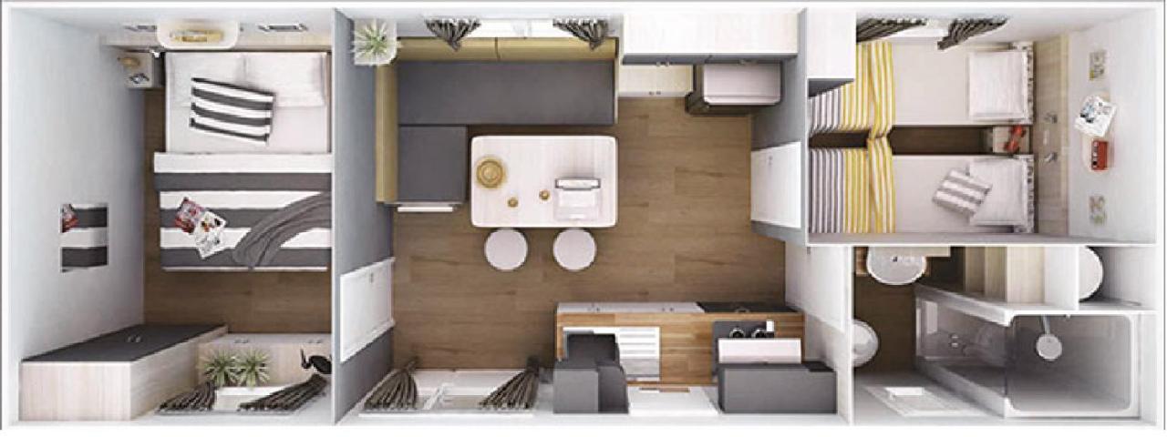 Mobile Homes Peros Затон Экстерьер фото